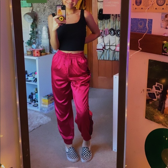 Adidas Satin Track Pants Sz.S - Picture 3 of 6